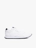 Alb Sneakers Cu Logo Pe Toc Contrastant Si Talpa Profilata  Barbati