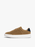 Brown Suede Chunky Sole Court Trainers  Men