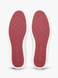Beige Leather Cupsole Trainers  Men
