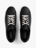 Negru Sneakers Cu Talpa Din Piele  Barbati