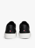 Negru Sneakers Cu Talpa Din Piele  Barbati