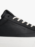 Negru Sneakers Cu Talpa Din Piele  Barbati