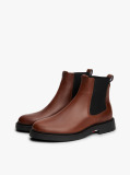 Brown Lightweight Leather Chelsea Boots  Men
