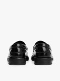 Negru Loaferi Din Piele Cu Logo Embosat  Barbati