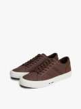 Maro Sneakers Din Piele Cu Texturi Mixte  Barbati