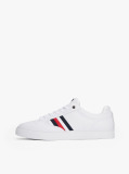 Alb Sneakers Court Icon Cu Banda Signature  Barbati
