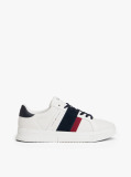Beige Mixed Texture Fine Cleat Trainers  Men