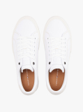 Alb Signature Sneakers Din Piele  Barbati