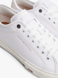 Alb Signature Sneakers Din Piele  Barbati