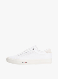 Alb Signature Sneakers Din Piele  Barbati