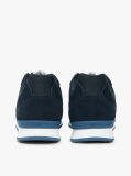 Blue Adidasi Din Piele Intoarsa Cu Textura Mixta  Barbati
