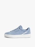 Blue Suede Court Trainers  Men
