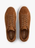 Brown Suede Court Trainers  Men