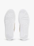 Beige Suede Court Trainers  Men
