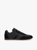 Black Textile Low Profile Trainers  Men