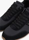 Black Textile Low Profile Trainers  Men