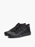 Negru Adidasi Mid-Top Din Piele  Barbati