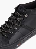 Negru Adidasi Mid-Top Din Piele  Barbati