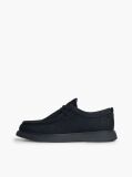 Blue Loaferi Moc Toe Din Piele Cu Sireturi  Barbati