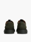Verde Loaferi Derby Din Suede Cu Sireturi  Barbati