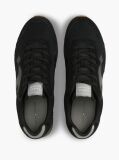 Grey Logo Mixed Texture Trainers  Men