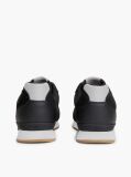 Grey Logo Mixed Texture Trainers  Men