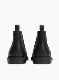 Negru Ghete Chelsea Pebble Grain Din Piele  Barbati