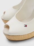 Alb Sandale Cu Toc Pana Iconic Slingback  Femei