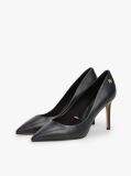 Negru Pantofi Stiletto Cu Varf Ascutit Din Piele  Femei