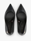 Negru Pantofi Stiletto Cu Varf Ascutit Din Piele  Femei