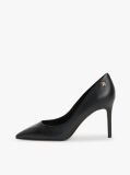 Negru Pantofi Stiletto Cu Varf Ascutit Din Piele  Femei