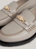 Bej Mocasini Din Piele TH Monogram  Femei