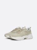 Bej Pantofi Sport Din Piele Intoarsa Chunky Runner  Femei