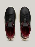 Black TH Monogram Leather Platform Trainers  Women