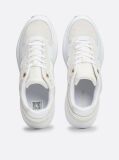 Alb Pantofi Sport Cu Textura Mixta Chuncky Runner  Femei