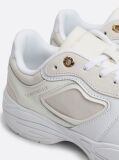 Alb Pantofi Sport Cu Textura Mixta Chuncky Runner  Femei