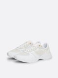 Alb Pantofi Sport Cu Textura Mixta Chuncky Runner  Femei