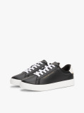 Negru Pantofi Sport Essential Din Piele Metalizata  Femei