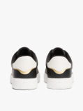 Negru Pantofi Sport Essential Din Piele Metalizata  Femei