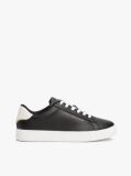 Negru Pantofi Sport Essential Din Piele Metalizata  Femei