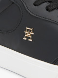 Negru Pantofi Sport Din Piele TH Monogram  Femei