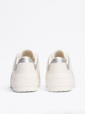 Bej Pantofi Sport De Baschet Din Piele Colour-Blocked  Femei