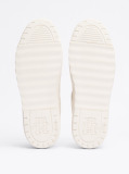 Bej Pantofi Sport De Baschet Din Piele Colour-Blocked  Femei