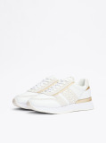 Alb Pantofi Sport TH Monogram Metallic  Femei