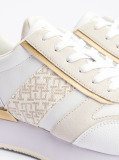 Alb Pantofi Sport TH Monogram Metallic  Femei