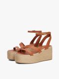 Maro Espadrile Cu Platforma Din Piele  Femei