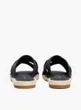 Negru Espadrile Din Satin  Femei