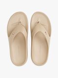 Bej Flip-Flops Conturate Cu Detalii Din Email Si Steagul Th  Femei