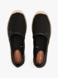 Black Flag Embroidery Canvas Espadrilles  Women