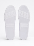 White Essential Leather Court Trainers  Women